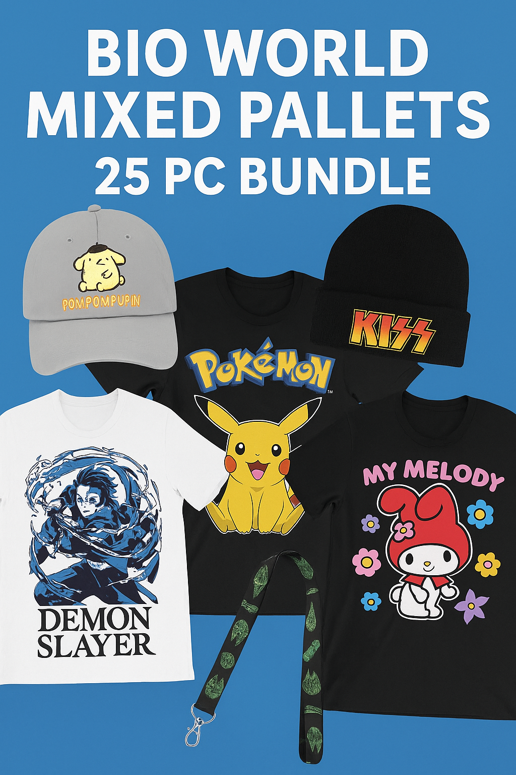 Hot Topic Discount Bundle | Assorted Apparel | 25 Pcs #BD-25